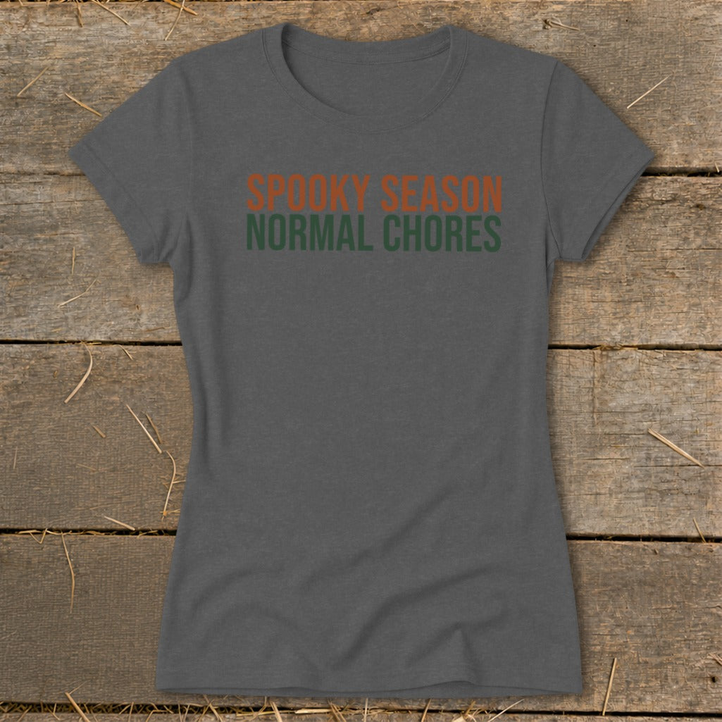 Spooky Season Normal Chores Ladies Tee product image 4