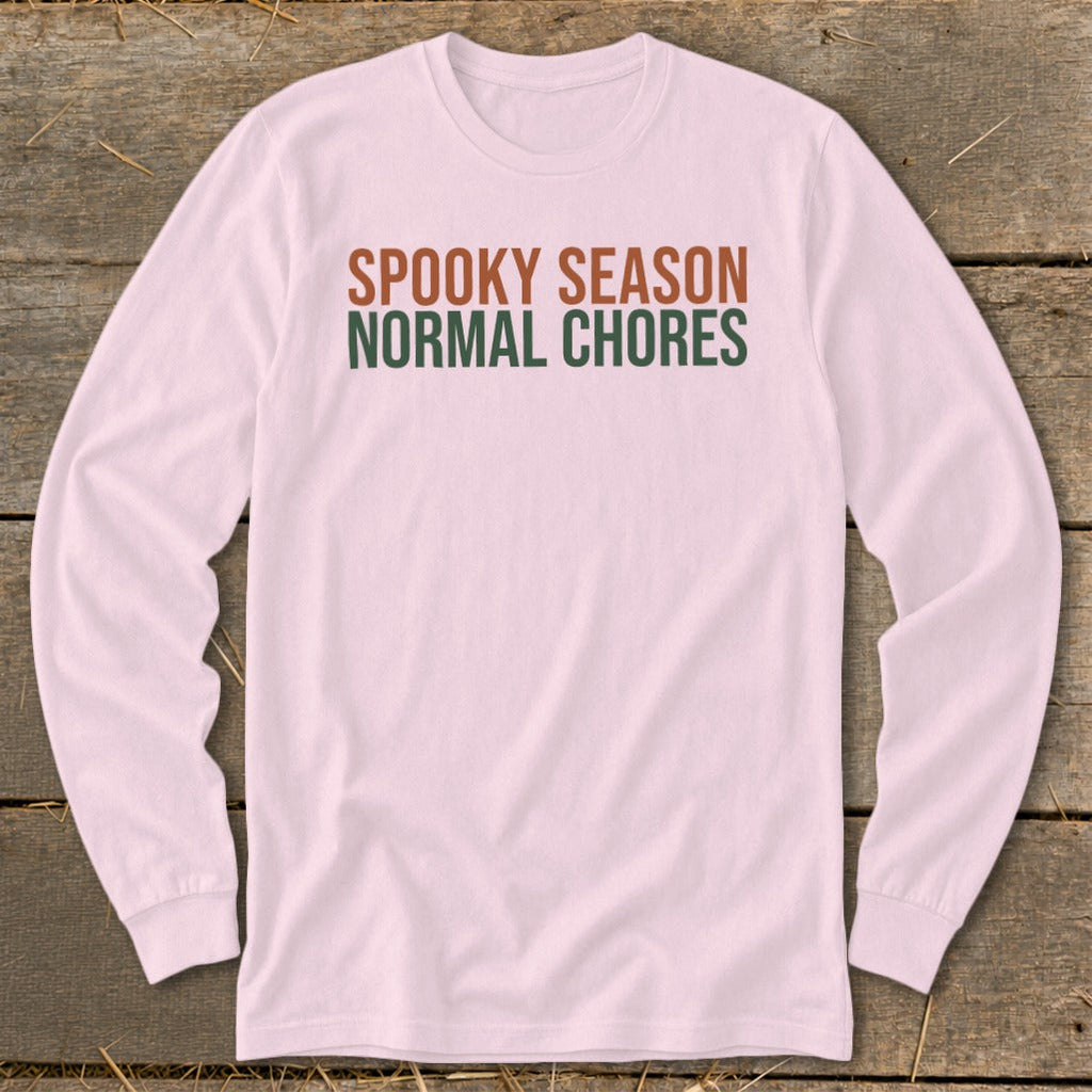 Spooky Season Normal Chores Long Sleeve Tee product image 2