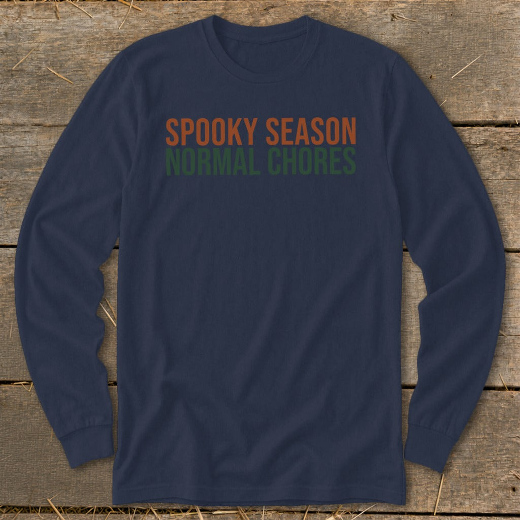 Spooky Season Normal Chores Long Sleeve Tee product image 5