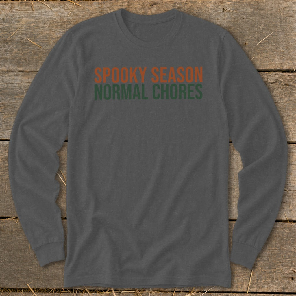 Spooky Season Normal Chores Long Sleeve Tee product image 7