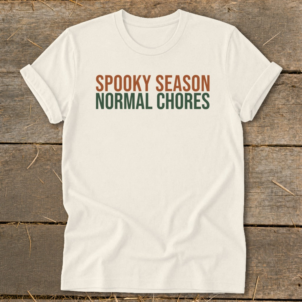 Spooky Season Normal Chores Softstyle Tee product image 1