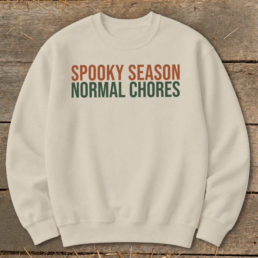 Spooky Season Normal Chores Sweatshirt product image 1