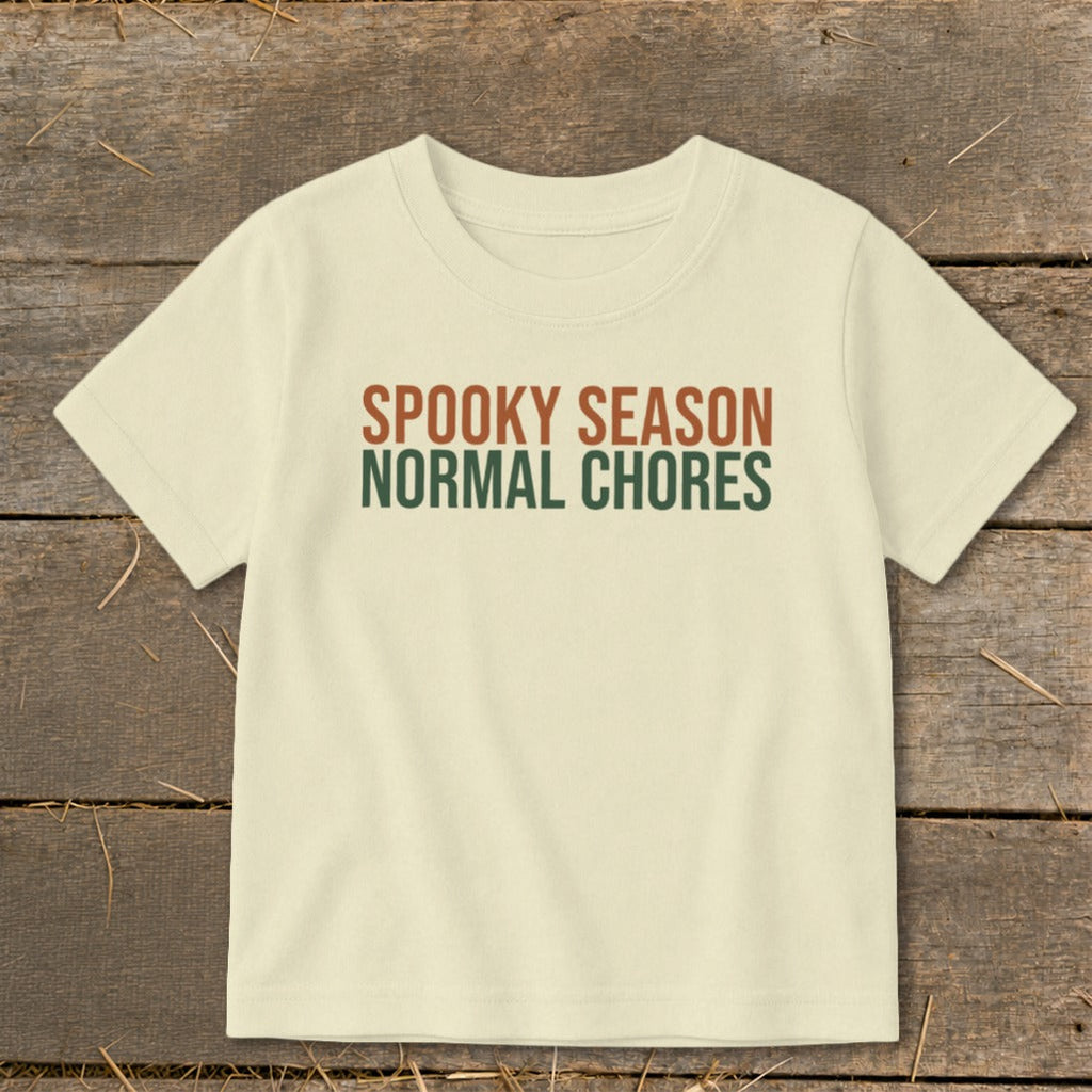 Spooky Season Normal Chores Toddler Tee product image 2