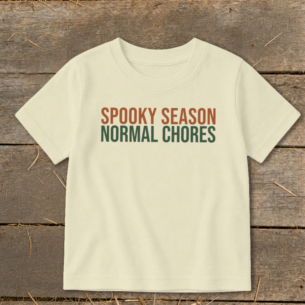 Spooky Season Normal Chores Toddler Tee product image 2