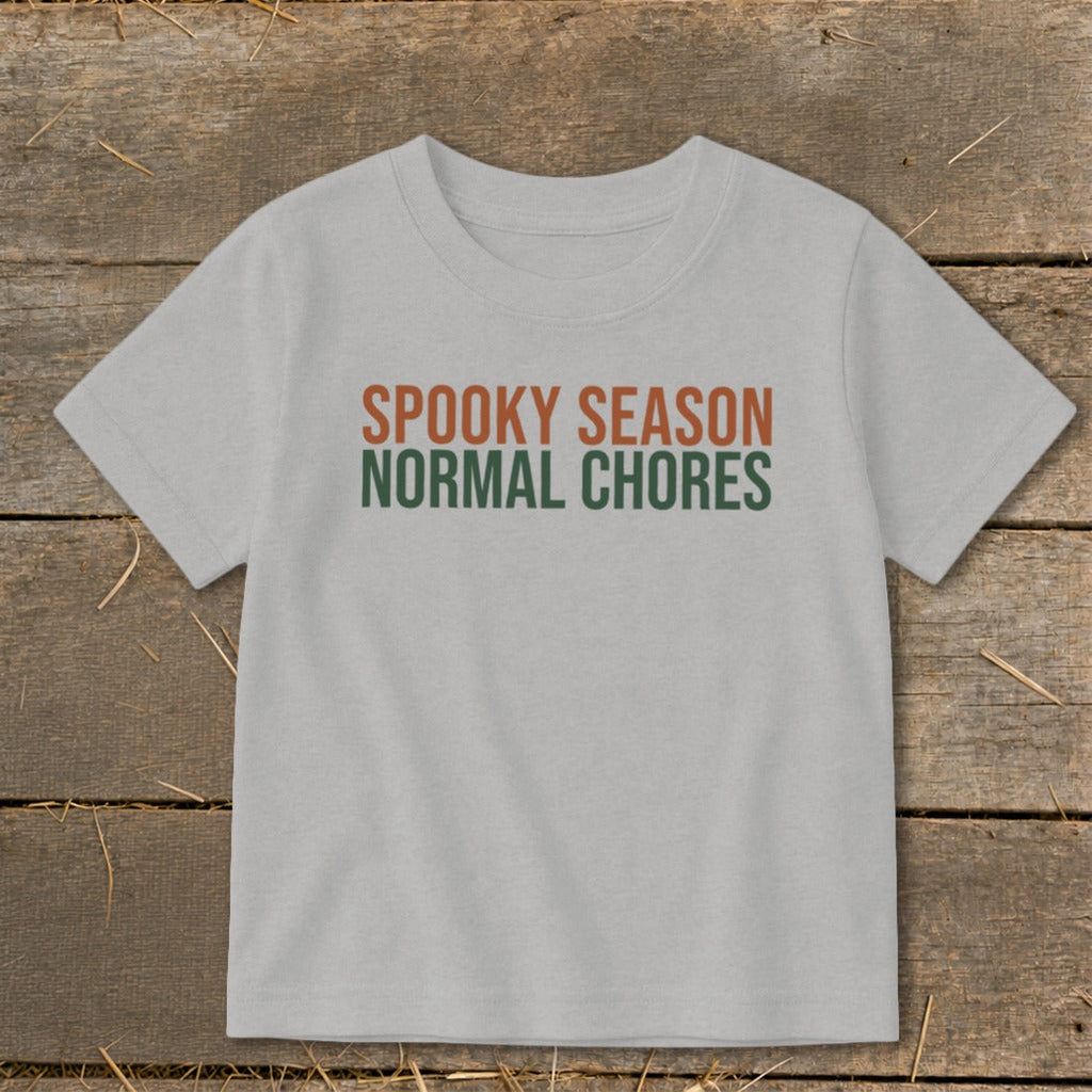Spooky Season Normal Chores Toddler Tee product image 3