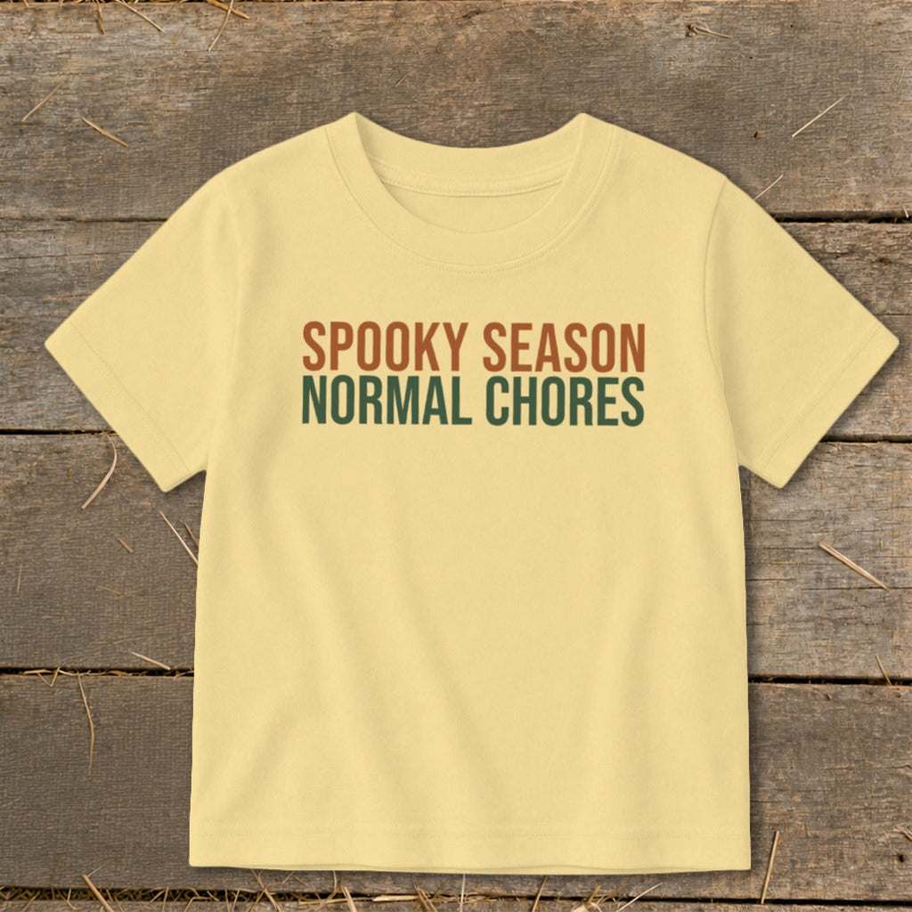 Spooky Season Normal Chores Toddler Tee product image 4