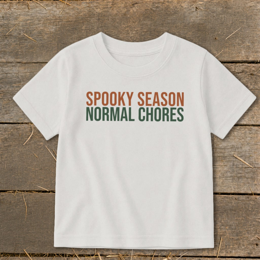 Spooky Season Normal Chores Toddler Tee product image 1