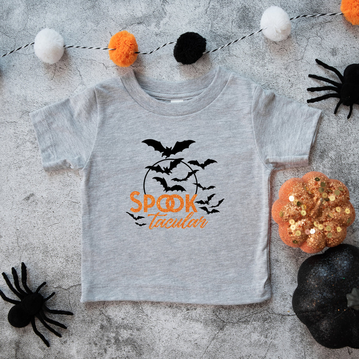 SpookTacular Glitter | Youth Graphic Short Sleeve Tee product image 3