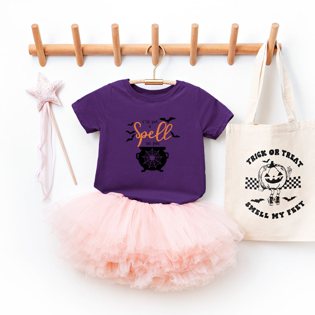 I'll Put A Spell On You Glitter | Youth Graphic Short product image 2