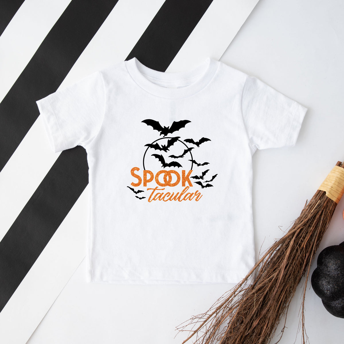 SpookTacular Glitter | Youth Graphic Short Sleeve Tee product image 1