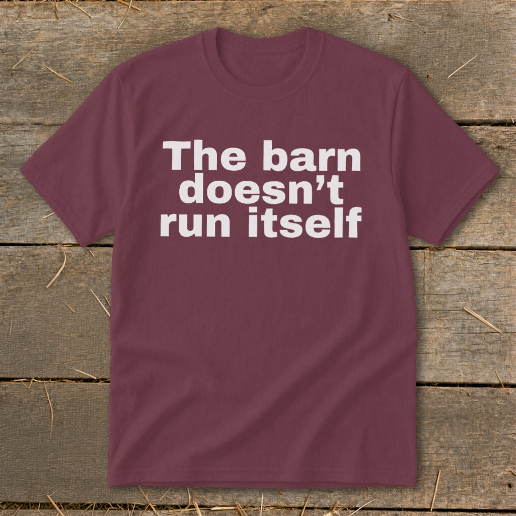 The Barn Doesn't Run Itself Youth Tee product image 1