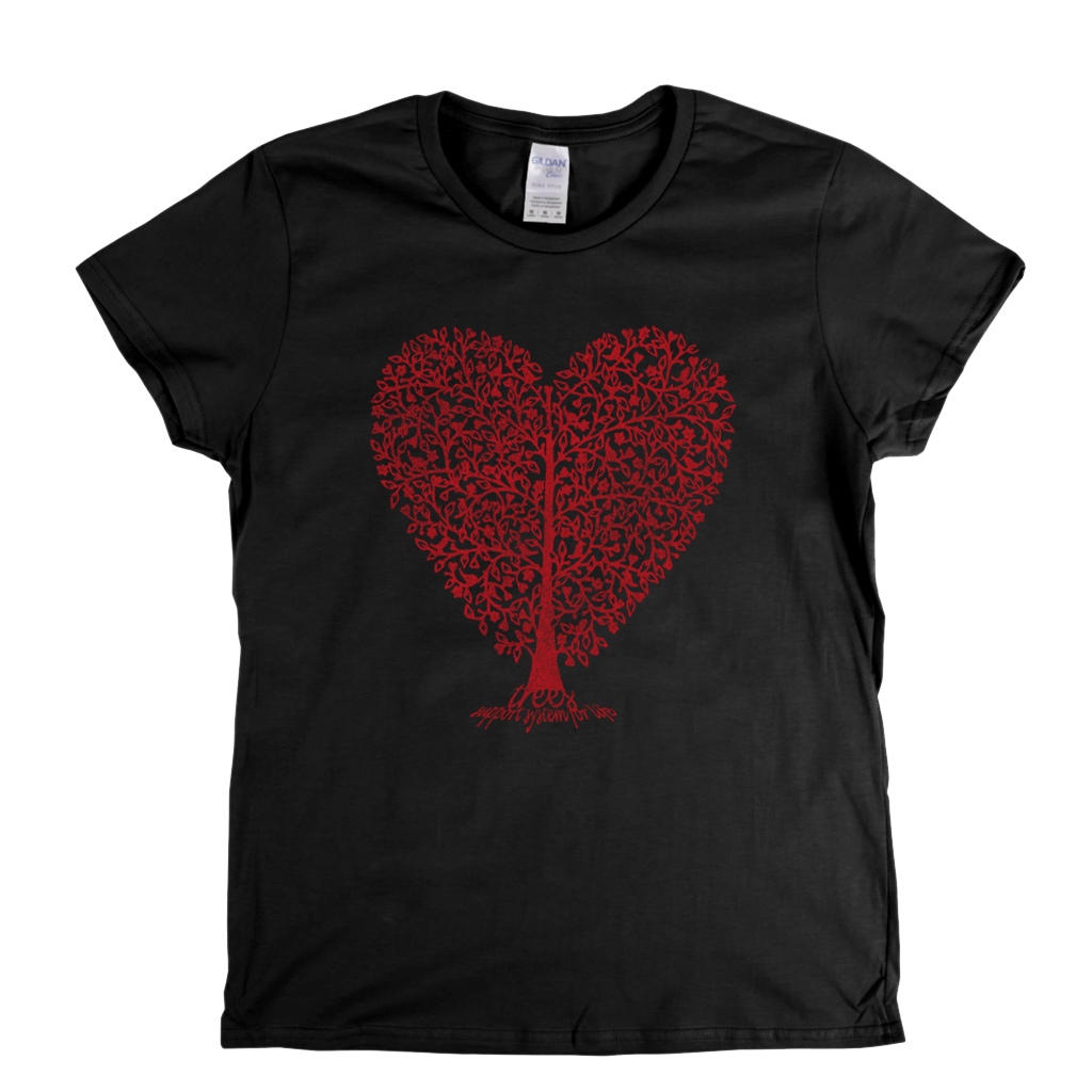 Trees Support System For Life Heart T-shirt product image 1