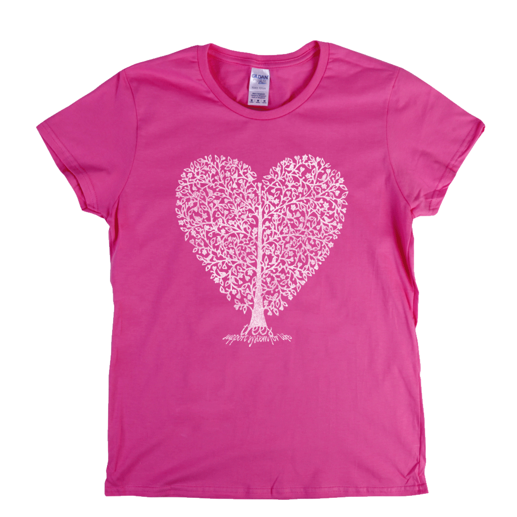 Trees Support System For Life Heart T-shirt product image 2