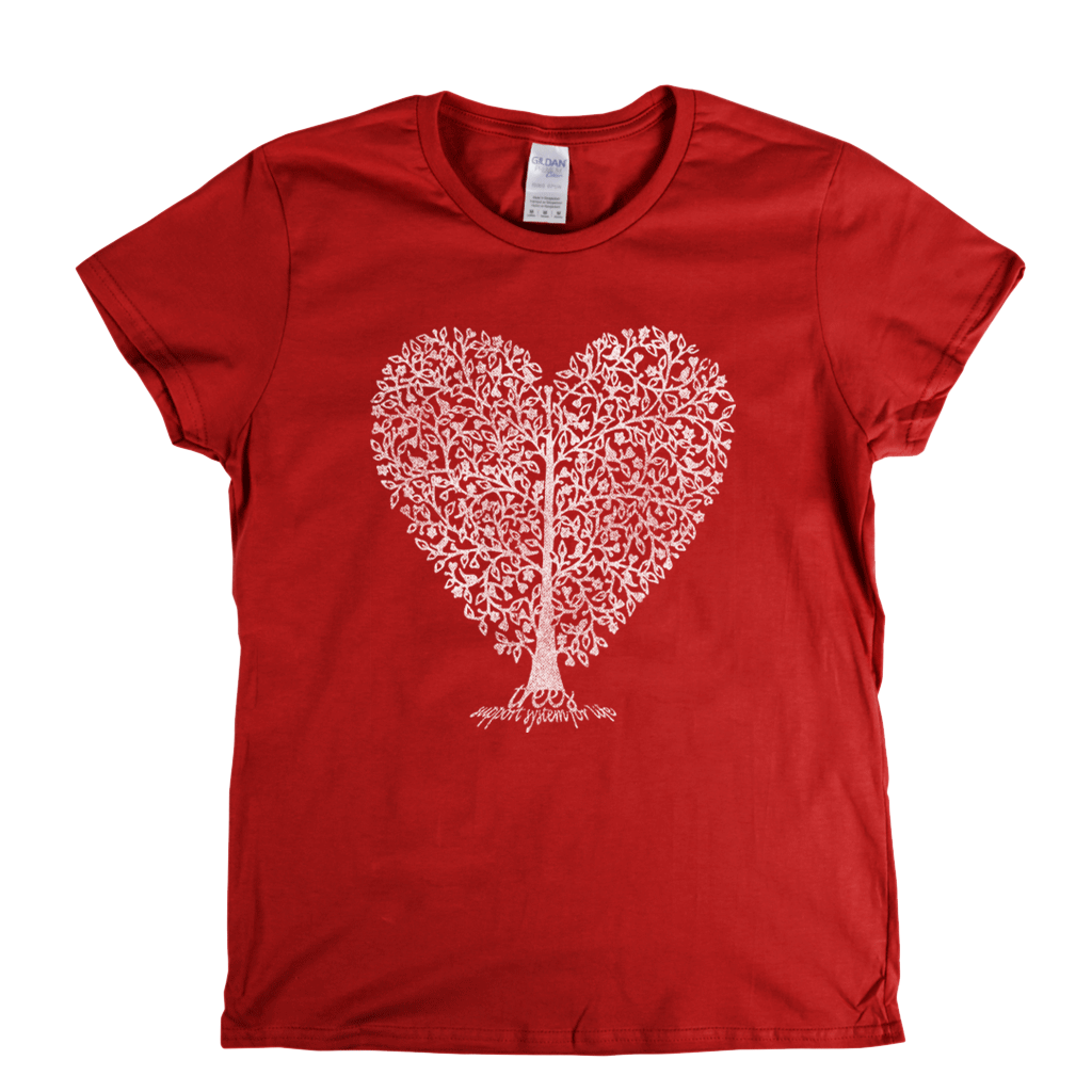 Trees Support System For Life Heart T-shirt product image 3