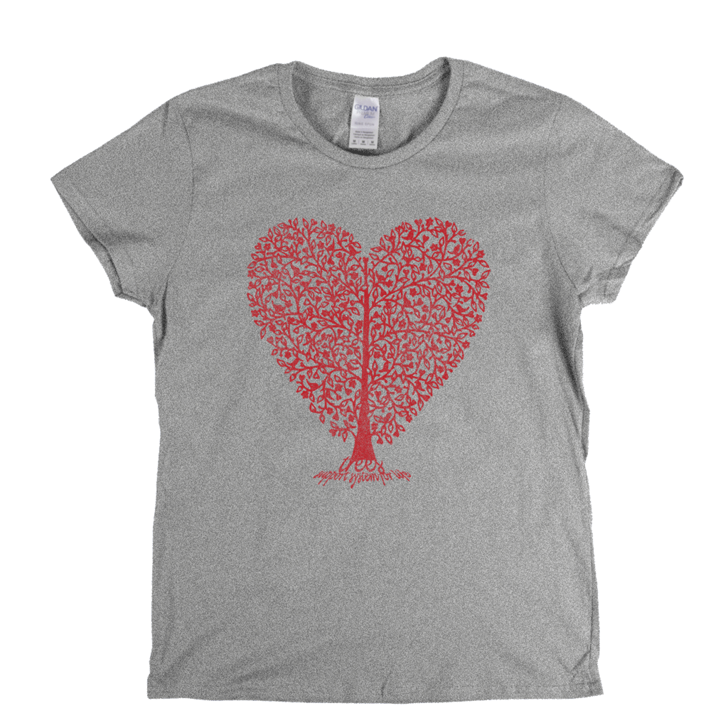 Trees Support System For Life Heart T-shirt product image 4