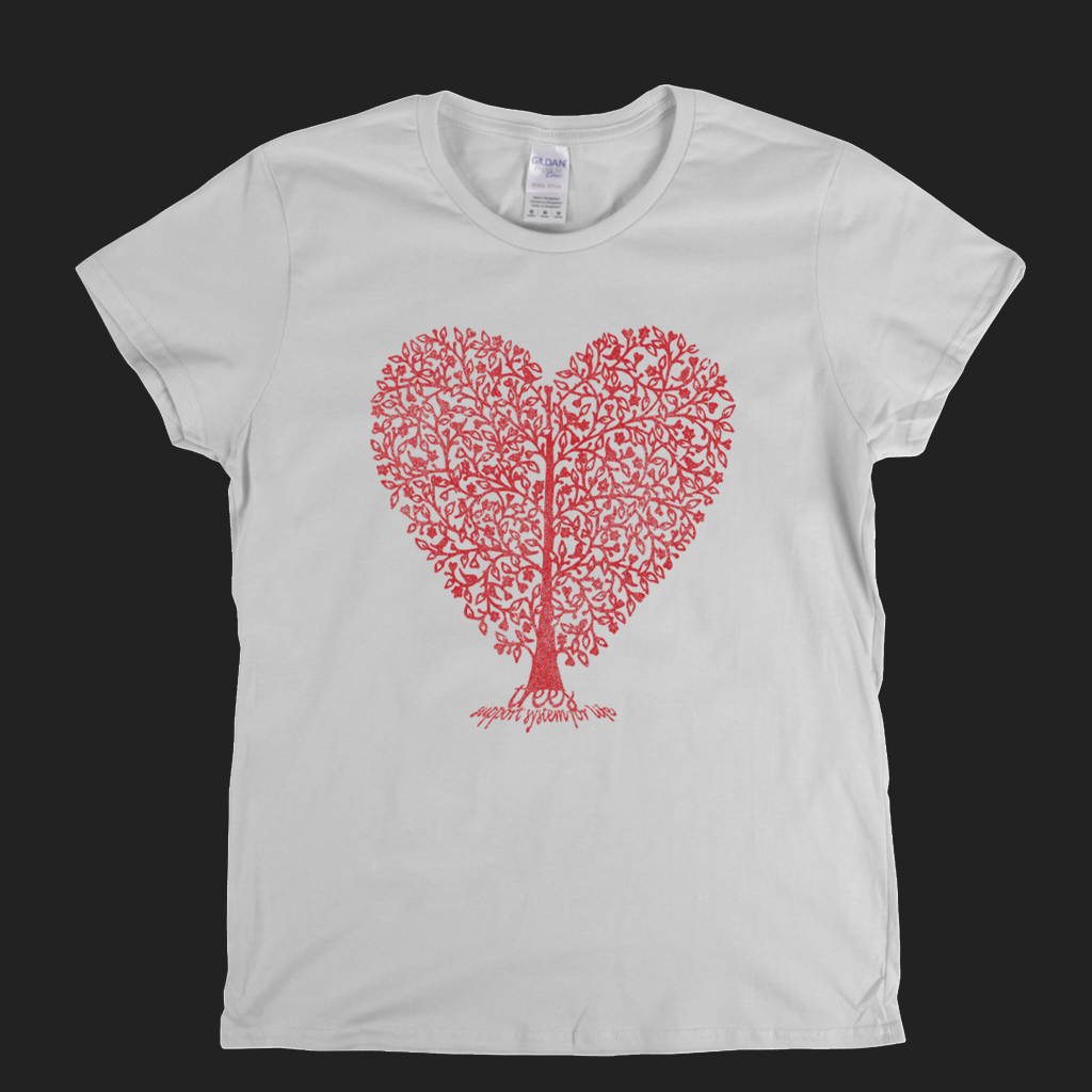 Trees Support System For Life Heart T-shirt product image 5
