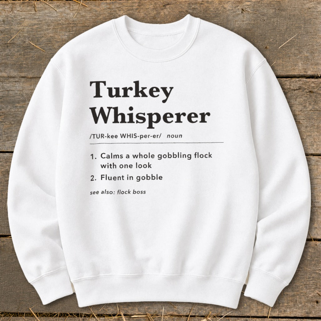 Turkey Whisperer Definition Sweatshirt product image 6