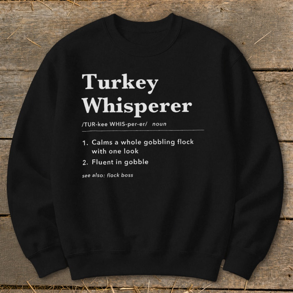 Turkey Whisperer Definition Sweatshirt product image 1