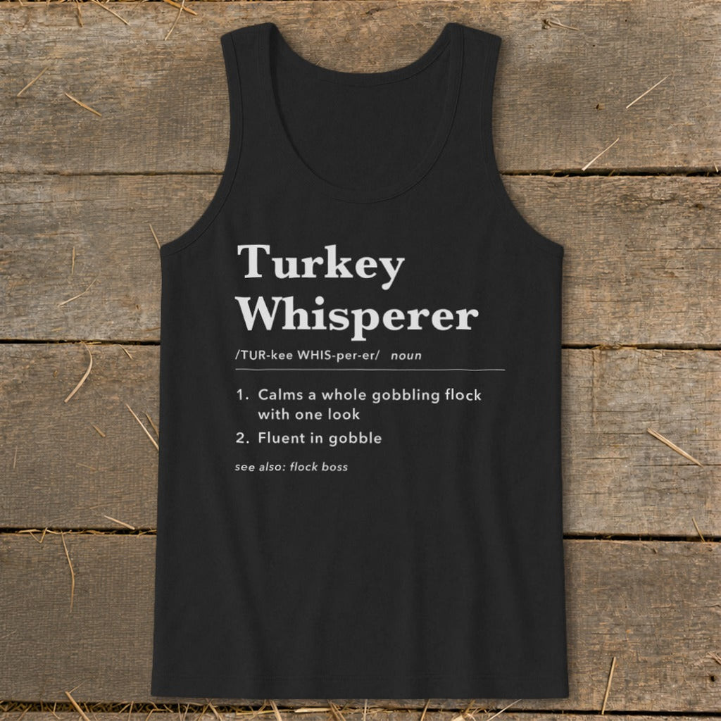 Turkey Whisperer Definition Tank Top
