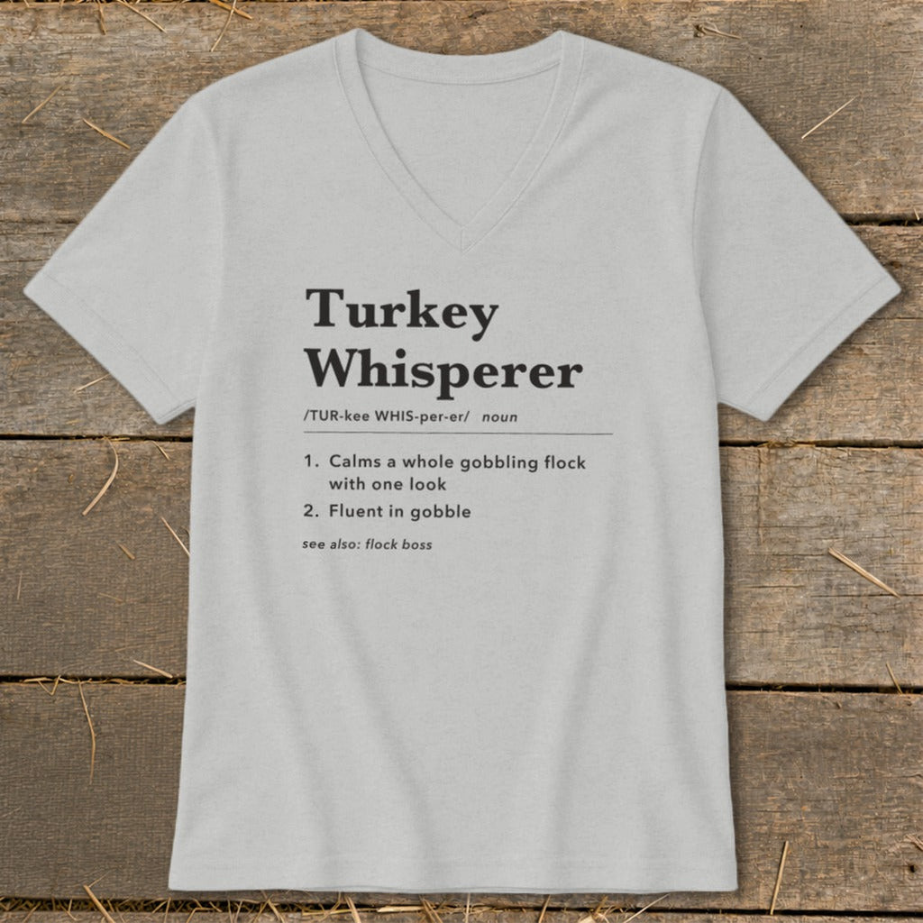 Turkey Whisperer Definition V-neck