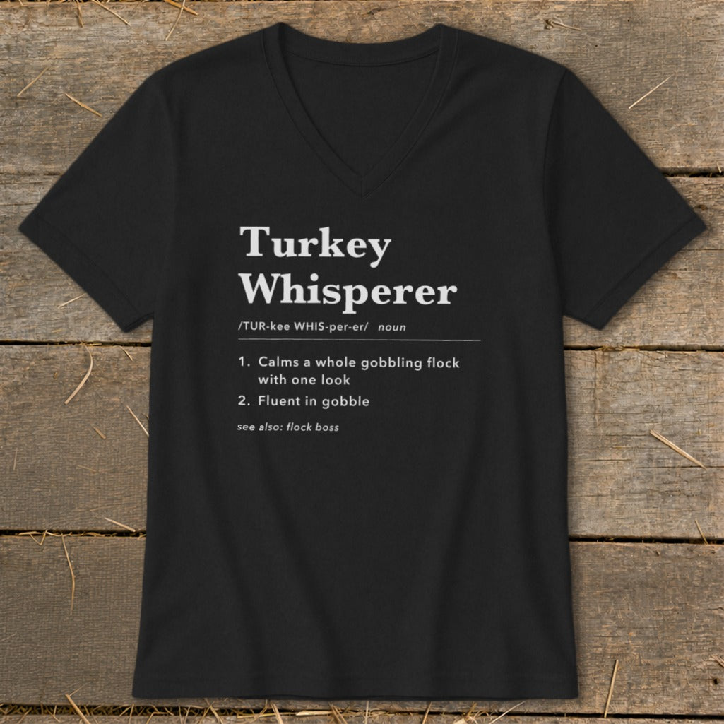 Turkey Whisperer Definition V-neck