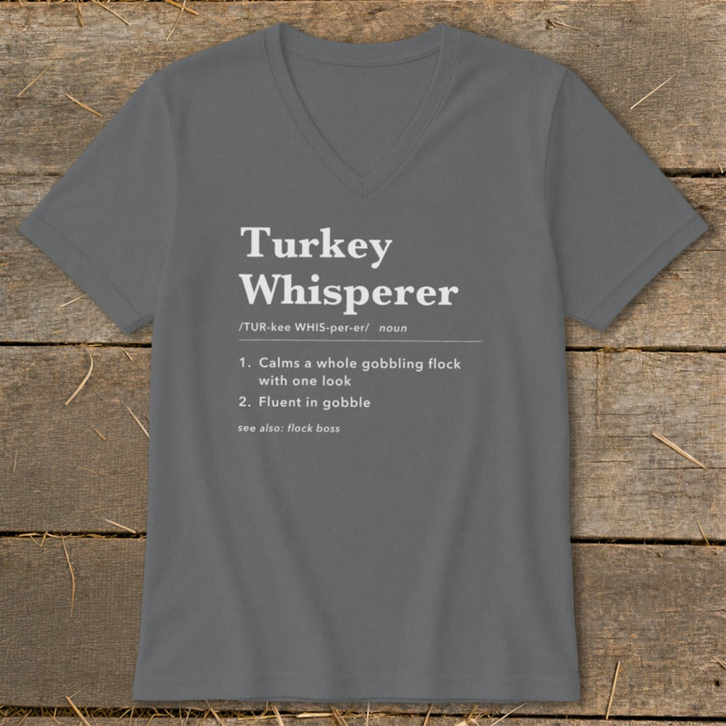 Turkey Whisperer Definition V-neck