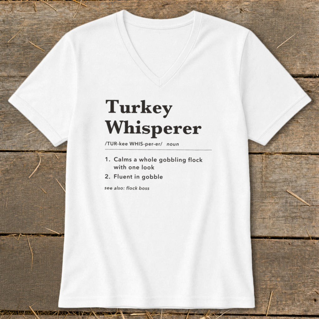 Turkey Whisperer Definition V-neck