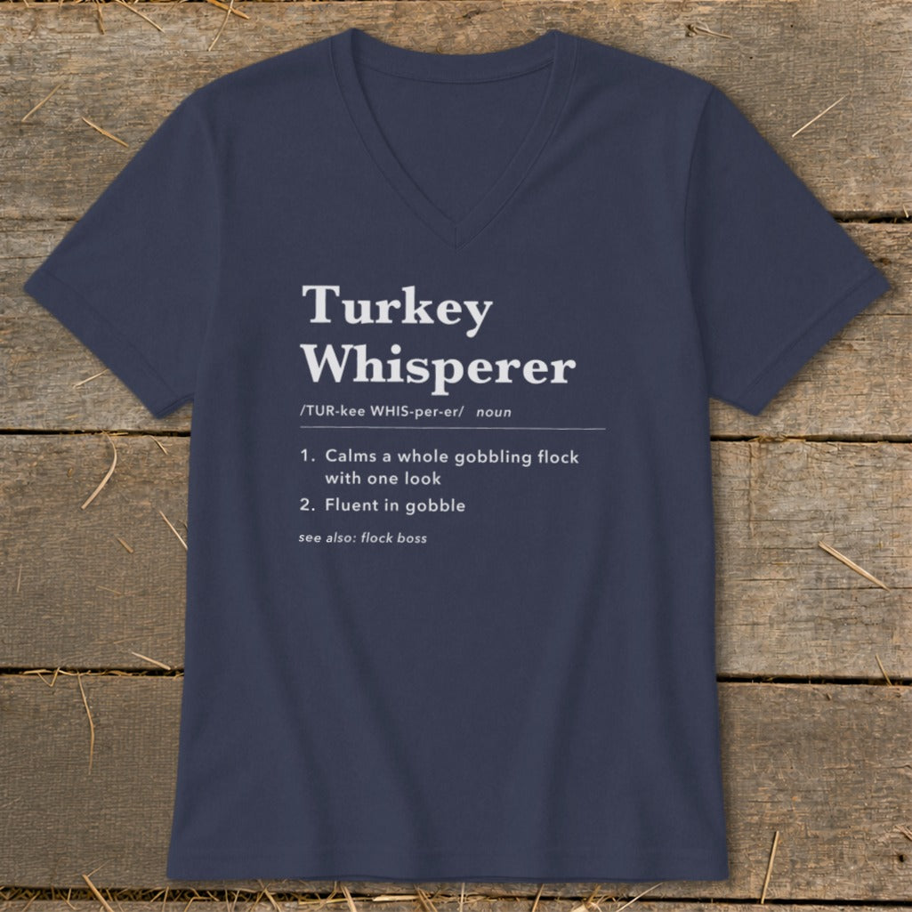 Turkey Whisperer Definition V-neck