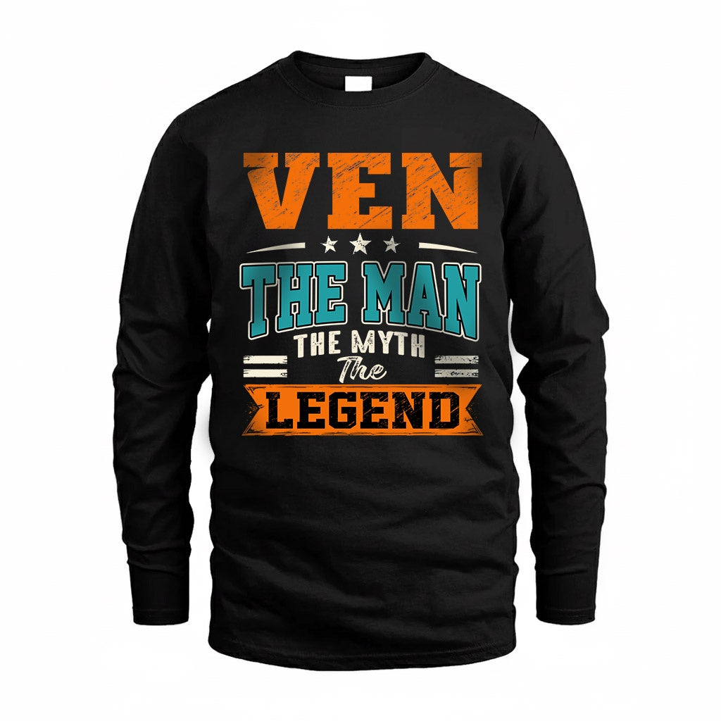 VEN HH F007 The Man Myth Legend Personalized Shirt – Gift product image 4
