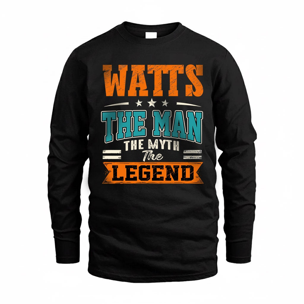 WATTS HH F007 The Man Myth Legend Personalized Shirt – Gift product image 4