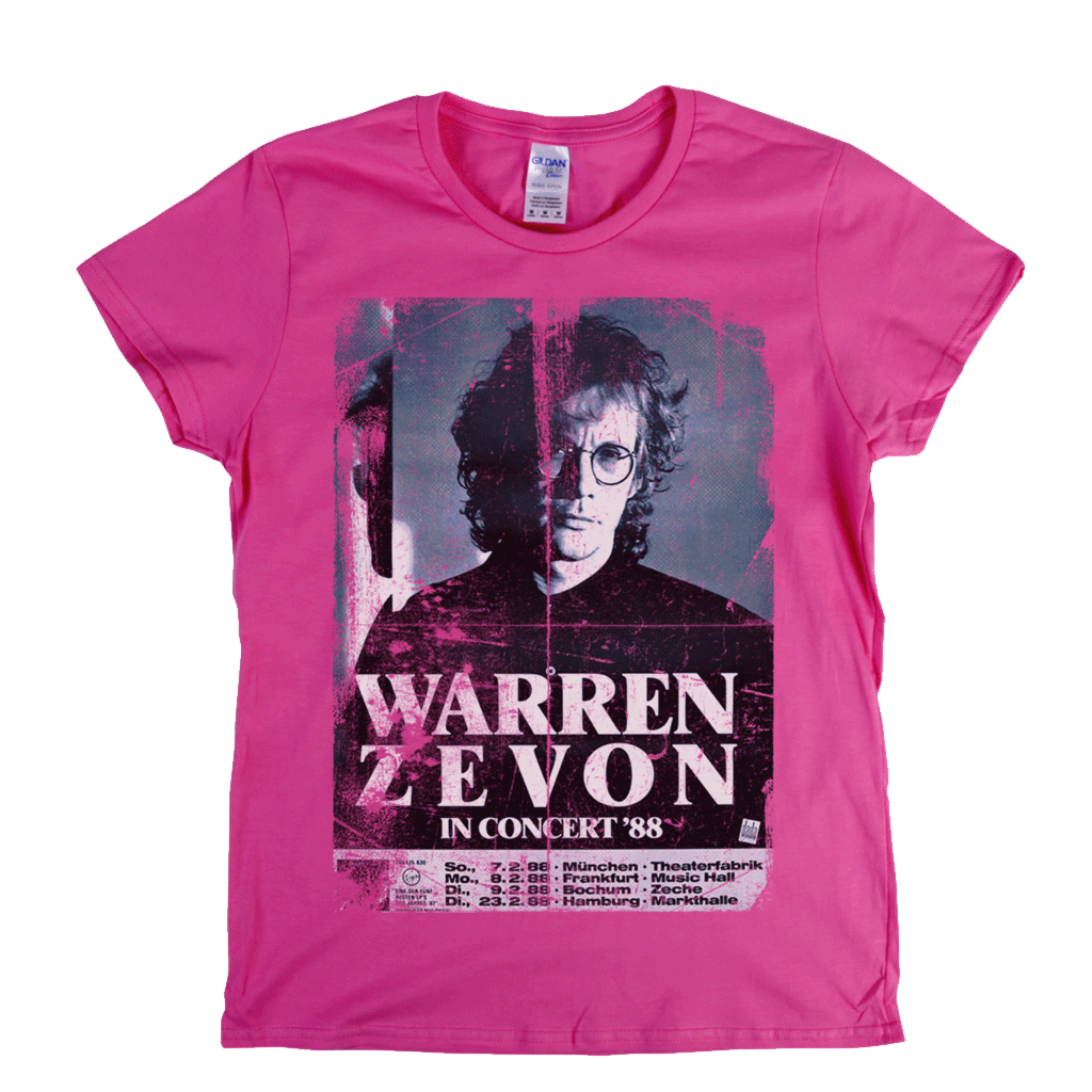 Warren Zevon Womens T-Shirt product image 3