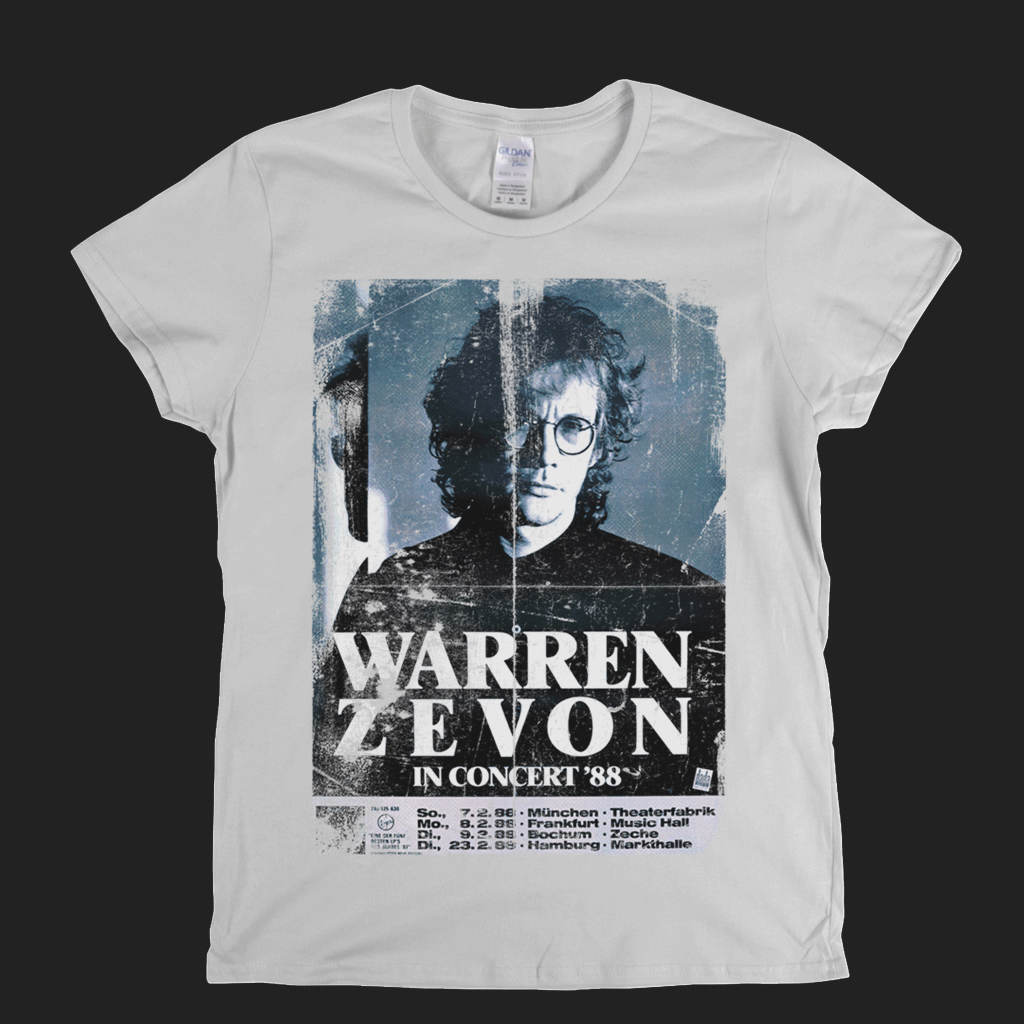 Warren Zevon Womens T-Shirt product image 7