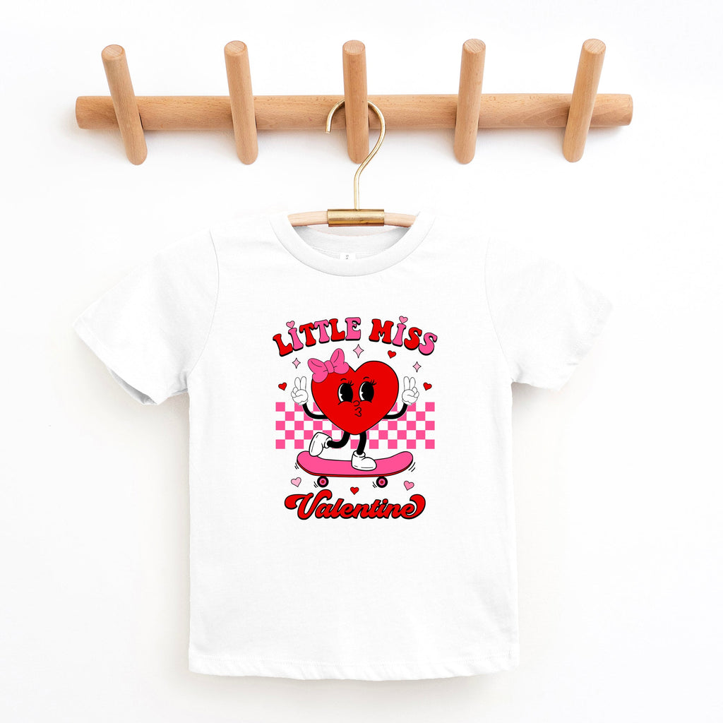 Little Miss Valentine Skateboard | Youth Graphic Short product image 3
