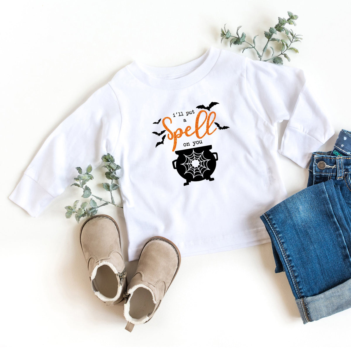 I'll Put A Spell On You Glitter | Toddler Graphic Long product image 2