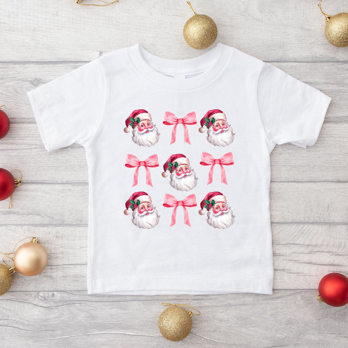 Coquette Santa Chart | Youth Graphic Short Sleeve Tee product image 1
