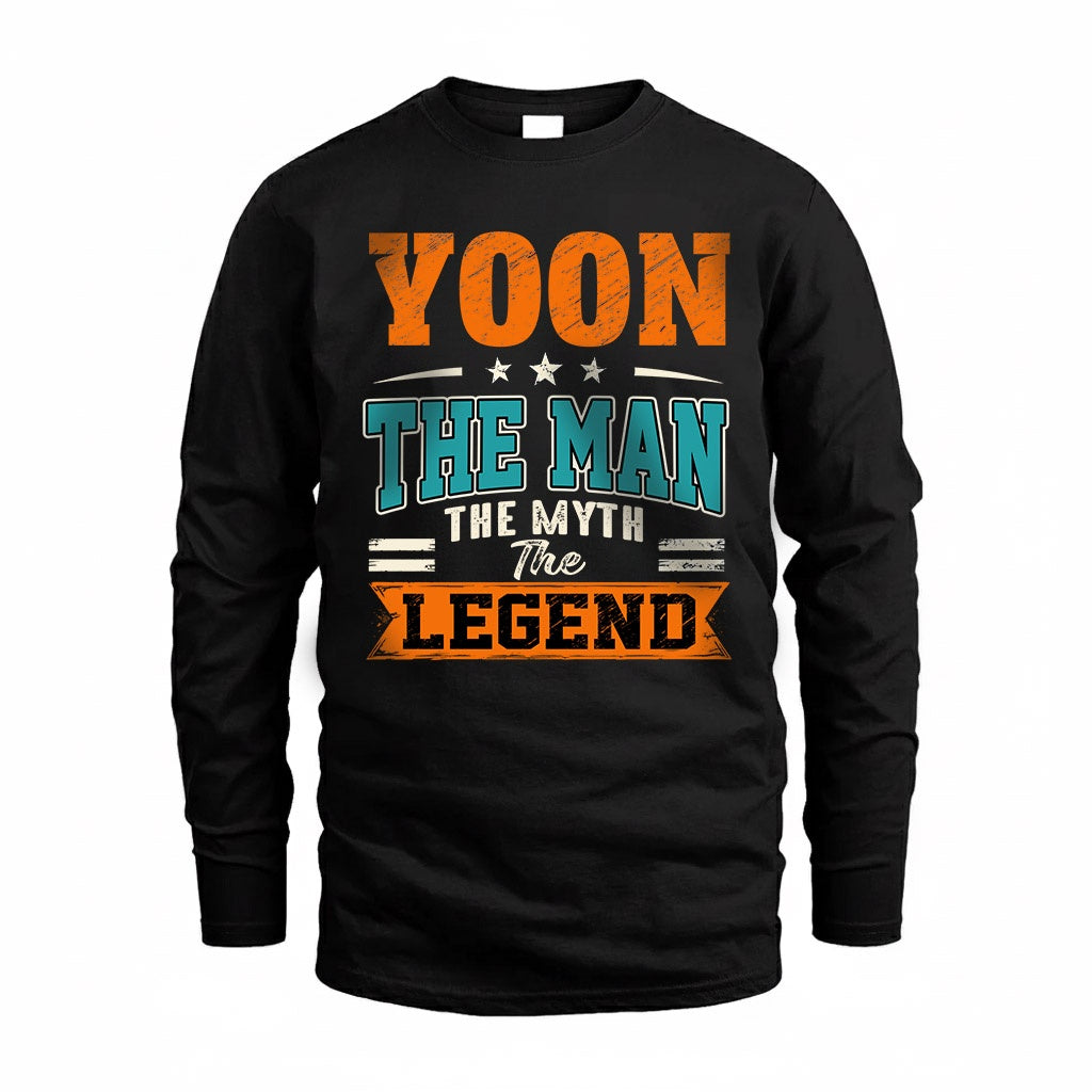 YOON HH F007 The Man Myth Legend Personalized Shirt – Gift product image 4
