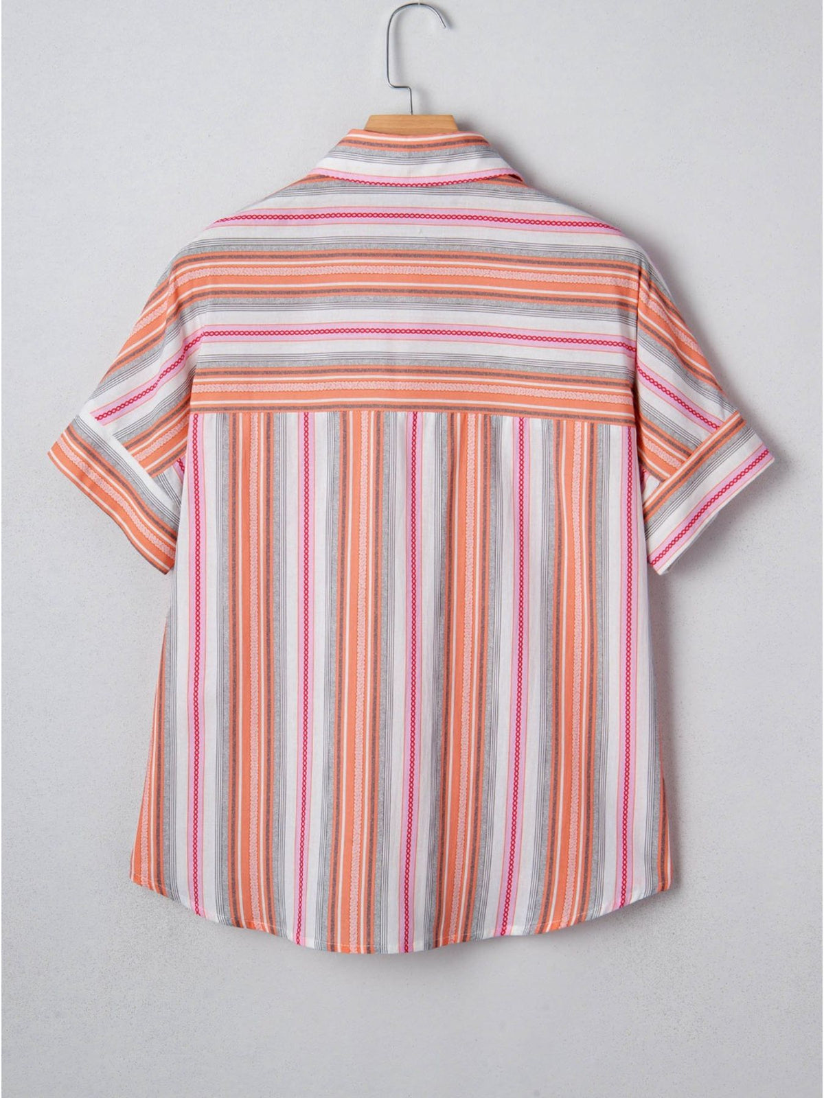 Striped Button-Down Short Sleeve Shirt product image 7