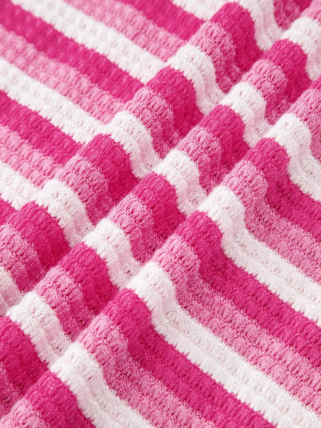 Textured Knit Short Sleeve Crossed Detail Tee product image 7