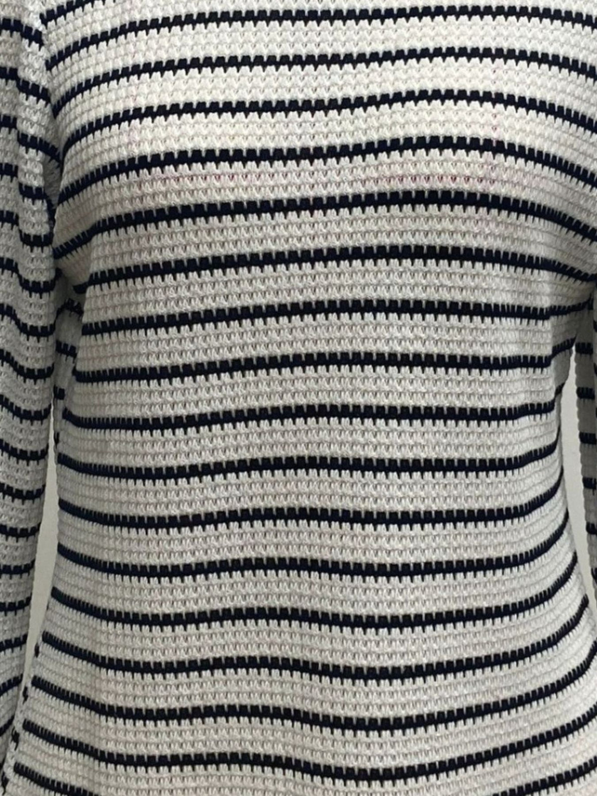Striped Long Sleeve Texture Knit T-Shirt product image 3
