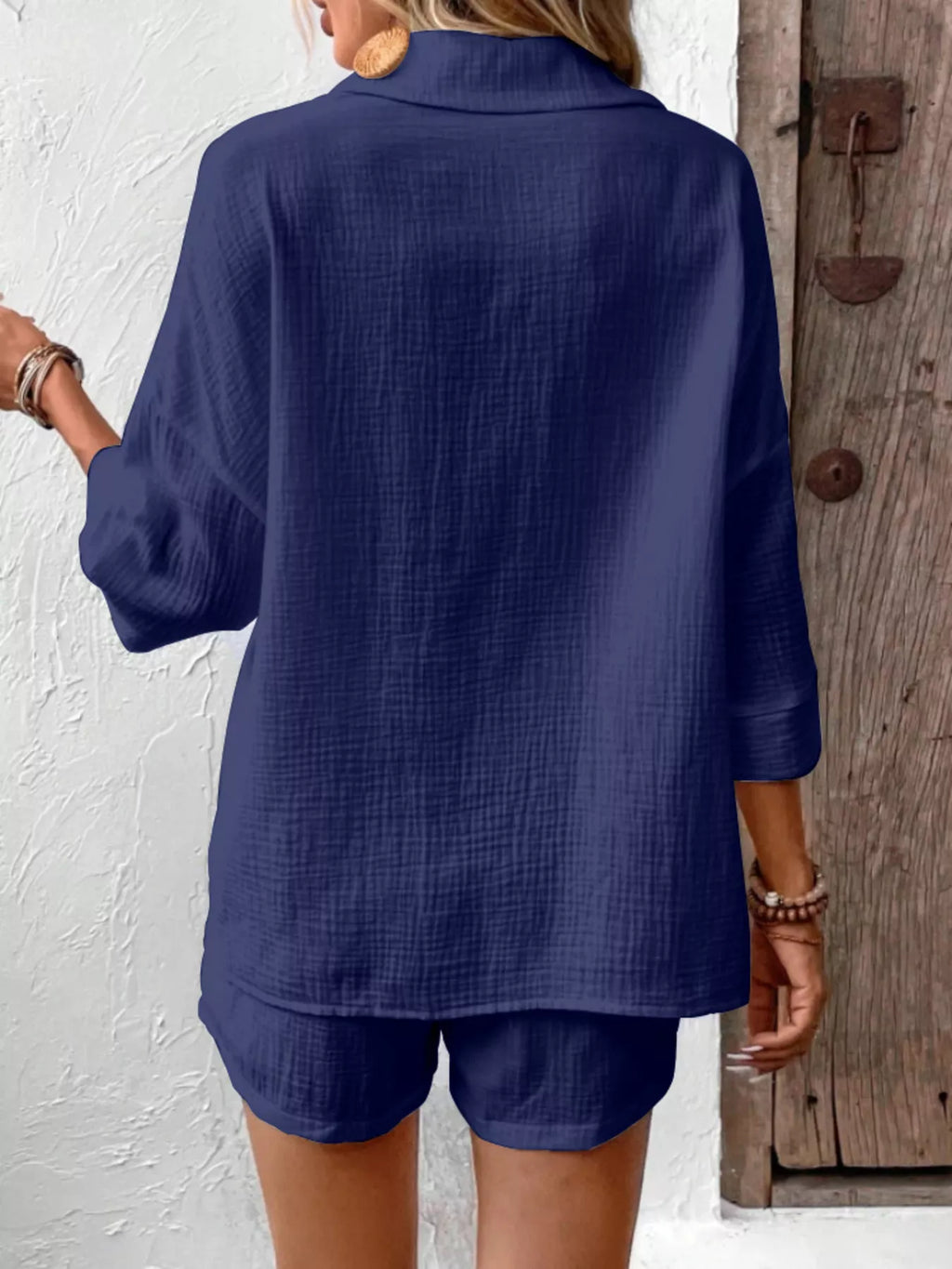 Button Detail Top and Shorts Set product image 16