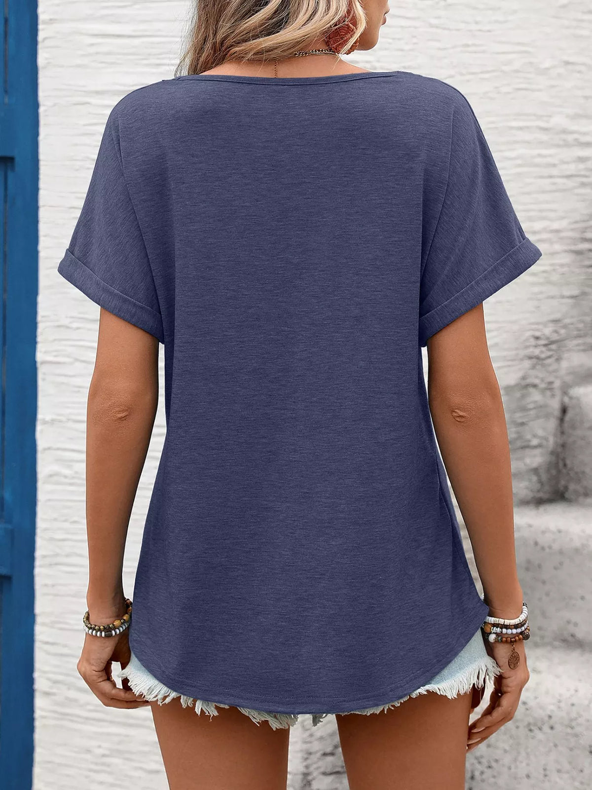 Lace Trim Short Sleeve T-Shirt product image 21