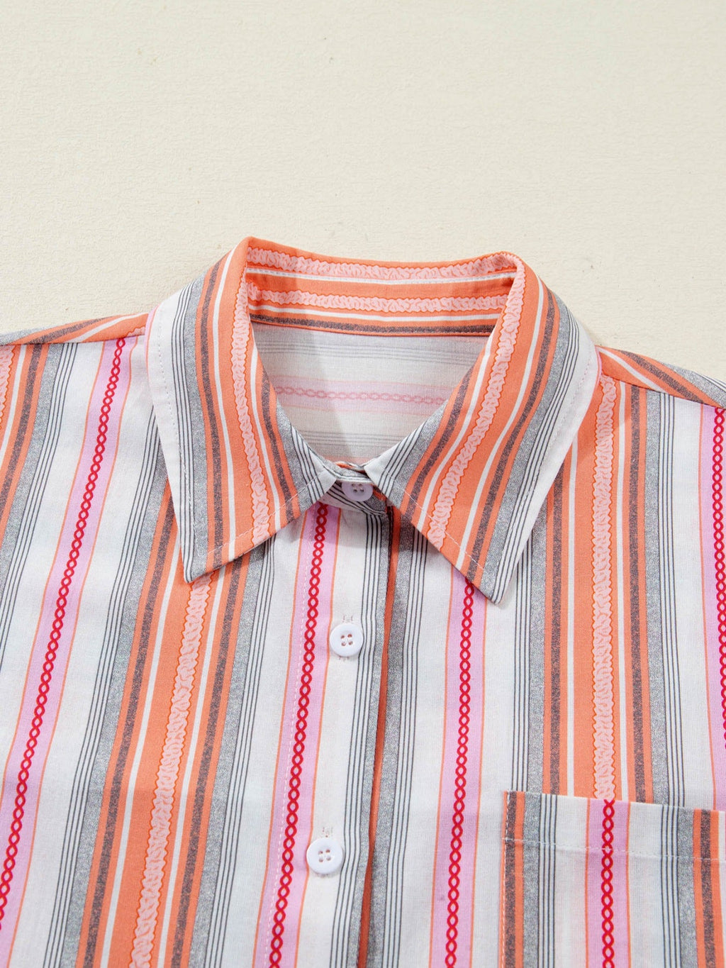 Striped Button-Down Short Sleeve Shirt product image 8