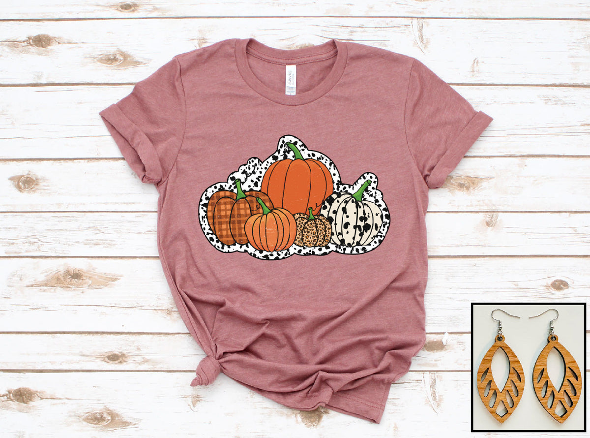 Dalmatian Dot Pumpkins- Tee product image 1