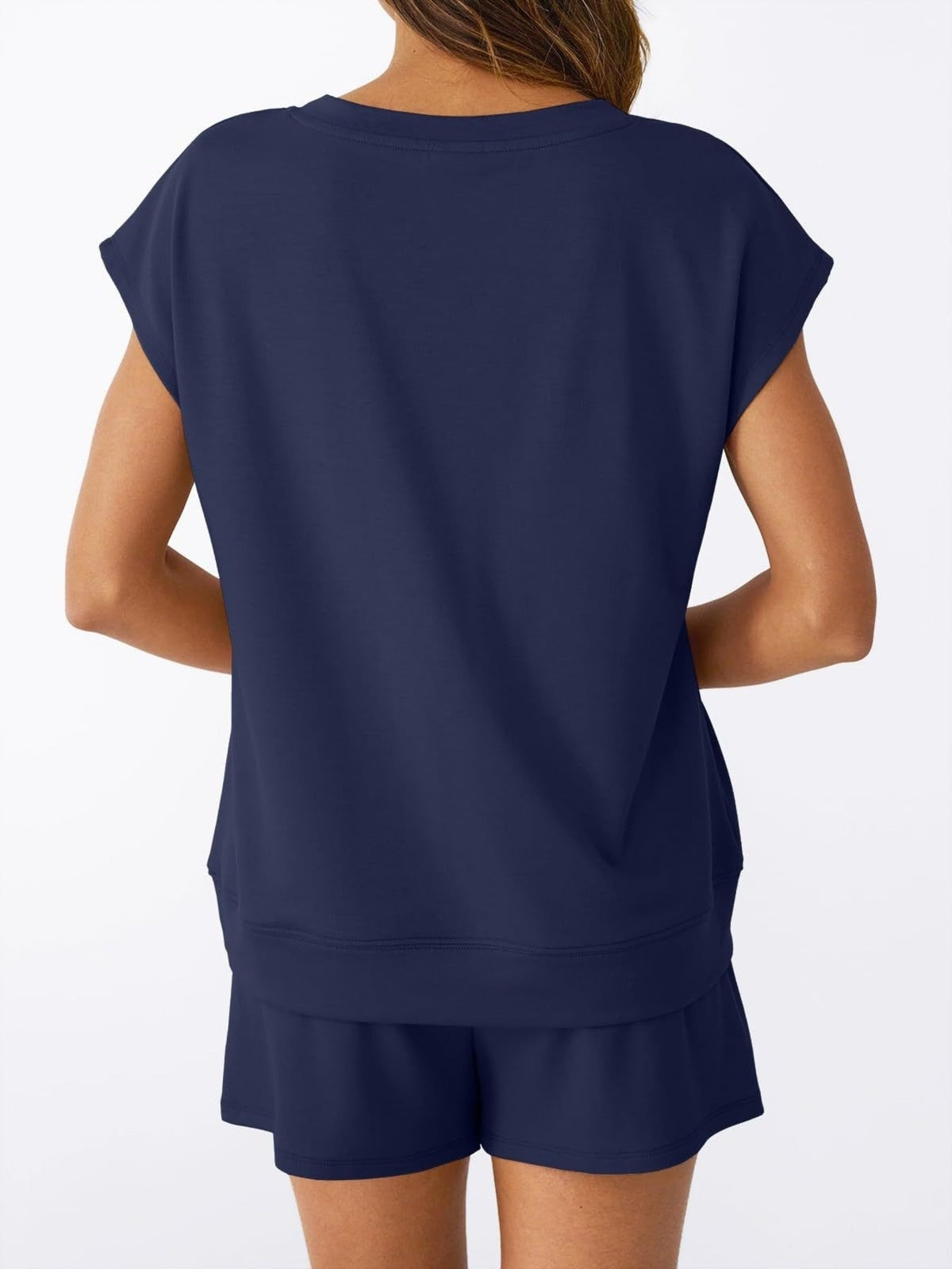 Casual V-Neck T-Shirt and Shorts Set product image 20
