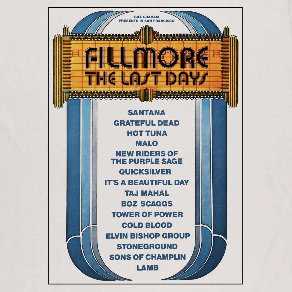 Fillmore The Last Days T Shirt product image 2