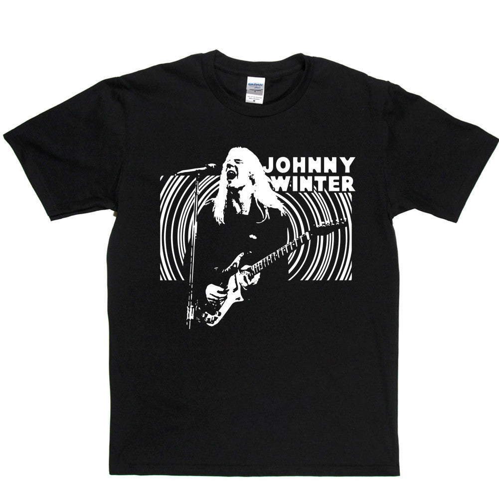 Johnny Winter Backlit T Shirt product image 2