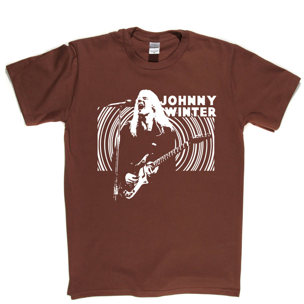 Johnny Winter Backlit T Shirt product image 3