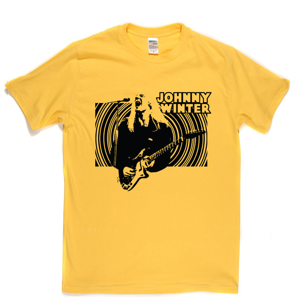 Johnny Winter Backlit T Shirt product image 5