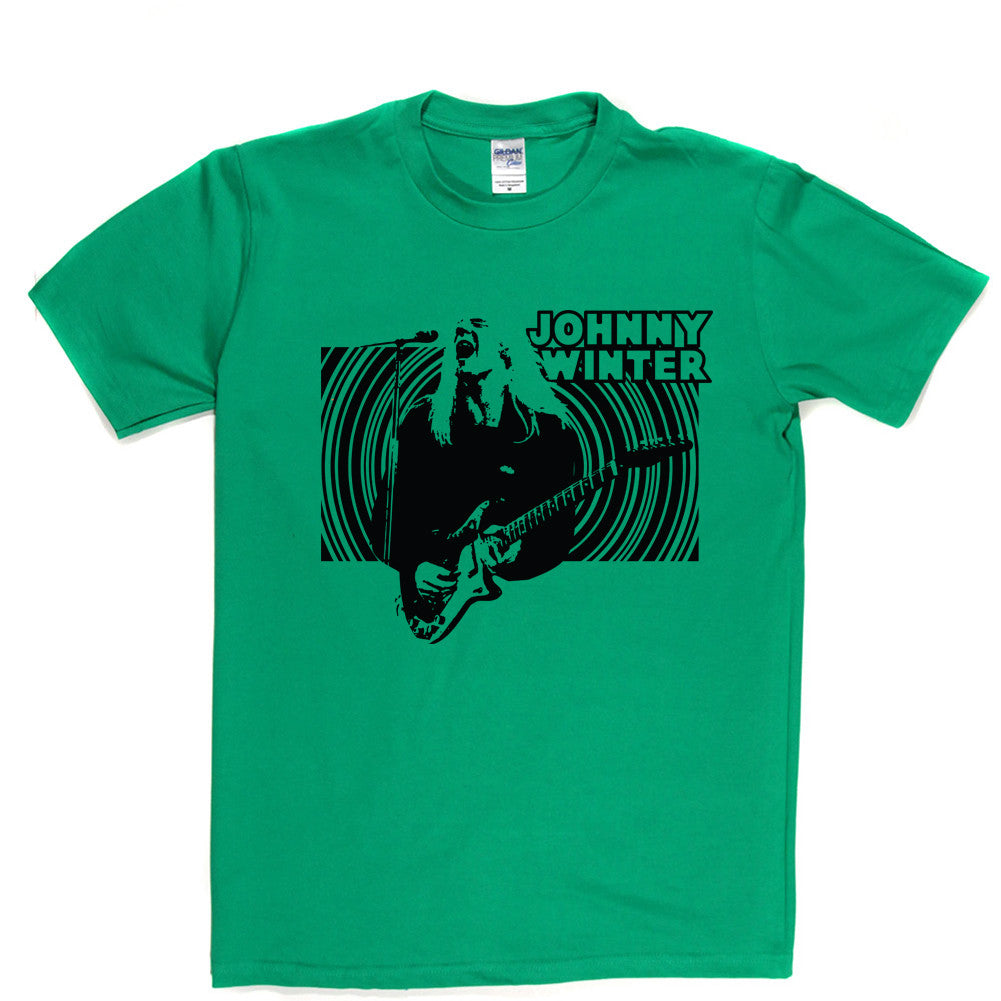 Johnny Winter Backlit T Shirt product image 6