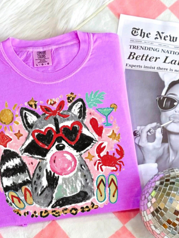*Preorder* Bubble gum raccoon